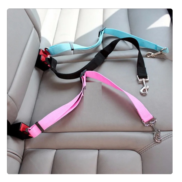 CINTURÓN DE SEGURIDAD DE COCHE PARA PERROS ARNES MASCOTAS CORREA PARA AUTO GATOS Y CANES - 4