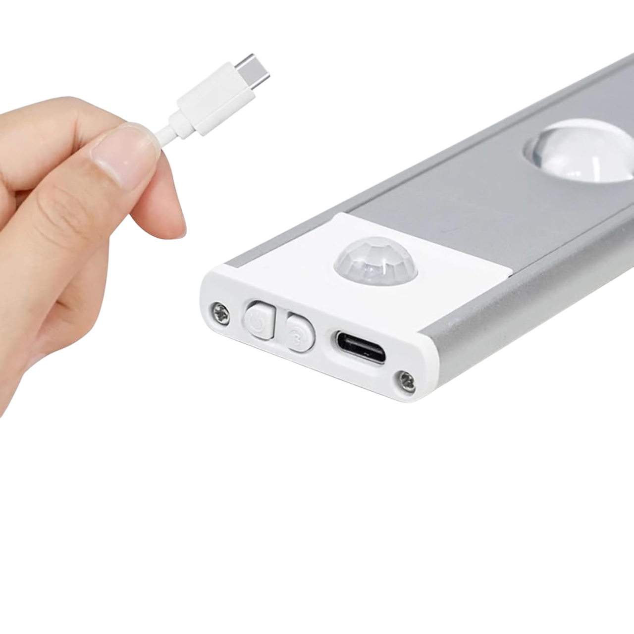 LUZ POTENTE 100 LED RECARGABLE USB 50 CM PARA EMERGENCIAS CON SENSOR DE MOVIMIENTO Y DE LUZ - 1