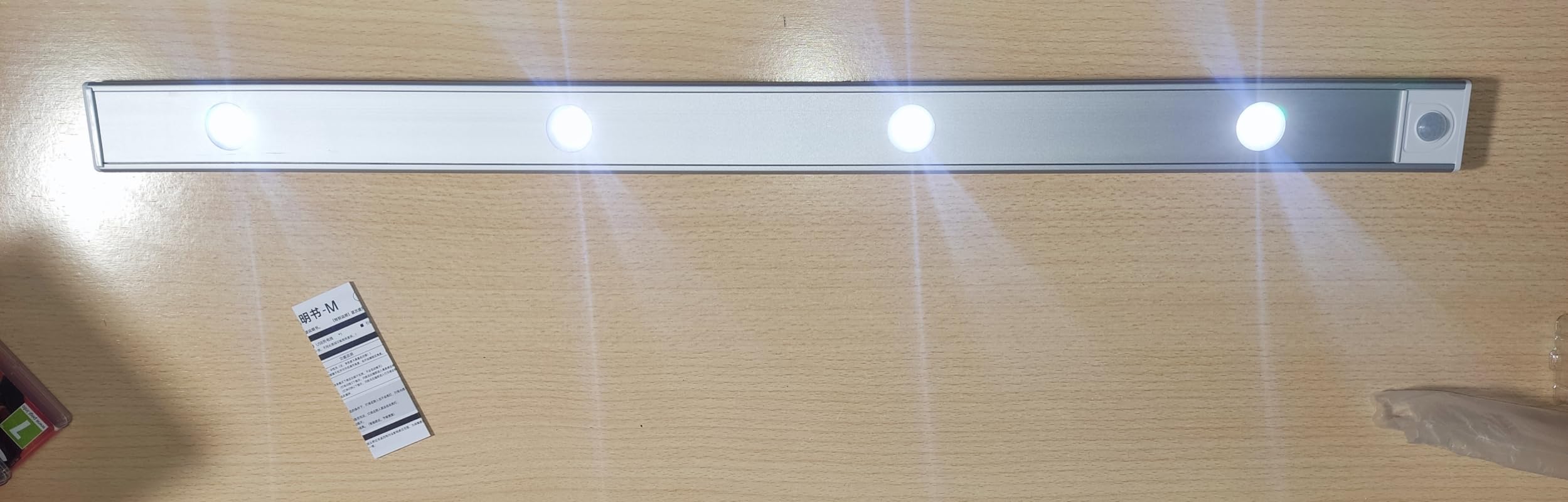 LUZ POTENTE 100 LED RECARGABLE USB 50 CM PARA EMERGENCIAS CON SENSOR DE MOVIMIENTO Y DE LUZ - 6