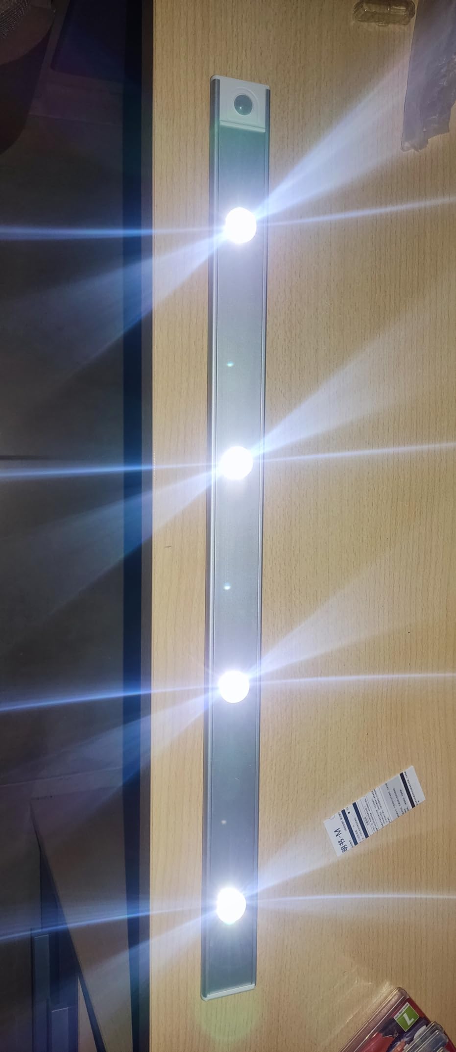 LUZ POTENTE 100 LED RECARGABLE USB 50 CM PARA EMERGENCIAS CON SENSOR DE MOVIMIENTO Y DE LUZ - 8