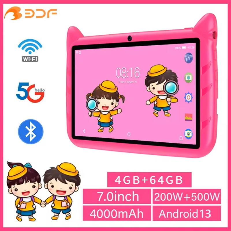 TABLET PARA NIÑOS APRENDIZAJE Y JUEGOS 4GB RAM 64GB ROM MICRO SD WIFI CÁMARA 7 PULGADAS - 2