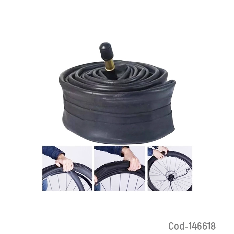CAMARA PARA BICICLETA ARO 27 X 1, 1.75 / 1.95 MARCA WEIAIER CON VALVULA TUBO DE BICI PARA AIRE - 2