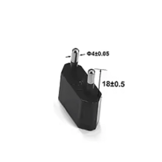 ADAPTADOR PARA ENCHUFE AMERICANO PARA CONSOLAS Y OTROS APARATOS CONVERSOR DE TOMA CORRIENTE CHILENO - 6