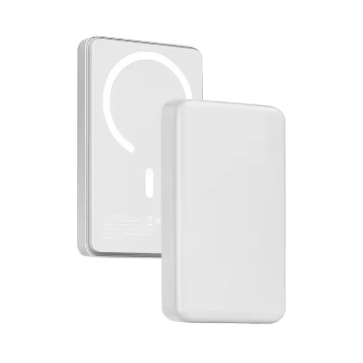 CARGADOR DE CELULAR INALAMBRICO MAGNETICO COMPATIBLE  MAGSAFE CARGA RAPIDA 15.000 MAH 3A 20W - 1