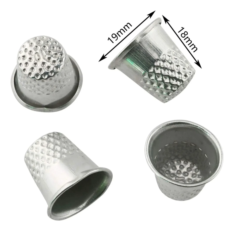 DEDAL PARA COSER DEDAL PARA DEDO AGUJA COSTURA 3 UNIDADES/TAMAÑOS PARA NO PINCHARCE - 3