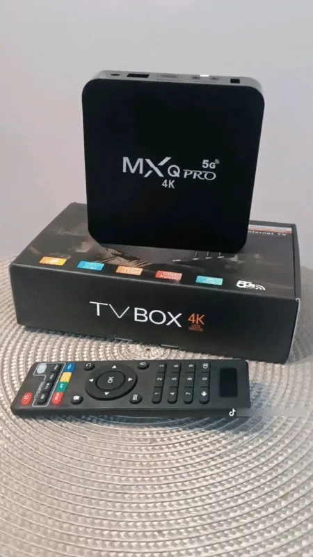 TVBOX PRO 5G 4K SMART TV ANDROID 9.0 4G 32G Y CONTROL NEGRO - 5