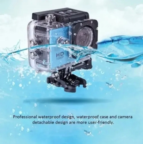 CAMARA GO PRO FULL HD 30FPS DEPORTIVA MODELO 1080P FULL HD M2 MEJOR CALIDAD CAMARA ACCION - 4