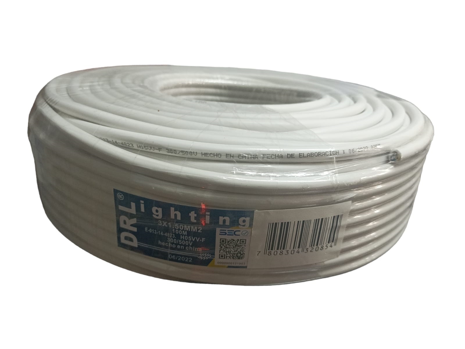 CORDÓN DR BLANCO 3 X 1.5 MM ROLLO CONTINUO 50 M - 2