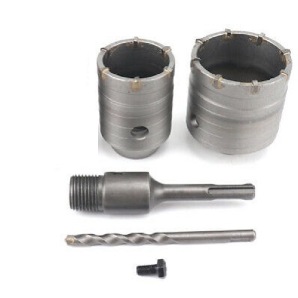 SIERRA MT KIT_SIERRA 50 MM 65 MM JUEGO COPA CONCRETO CON GUIA Y COPAS 50 MM Y 65 MM