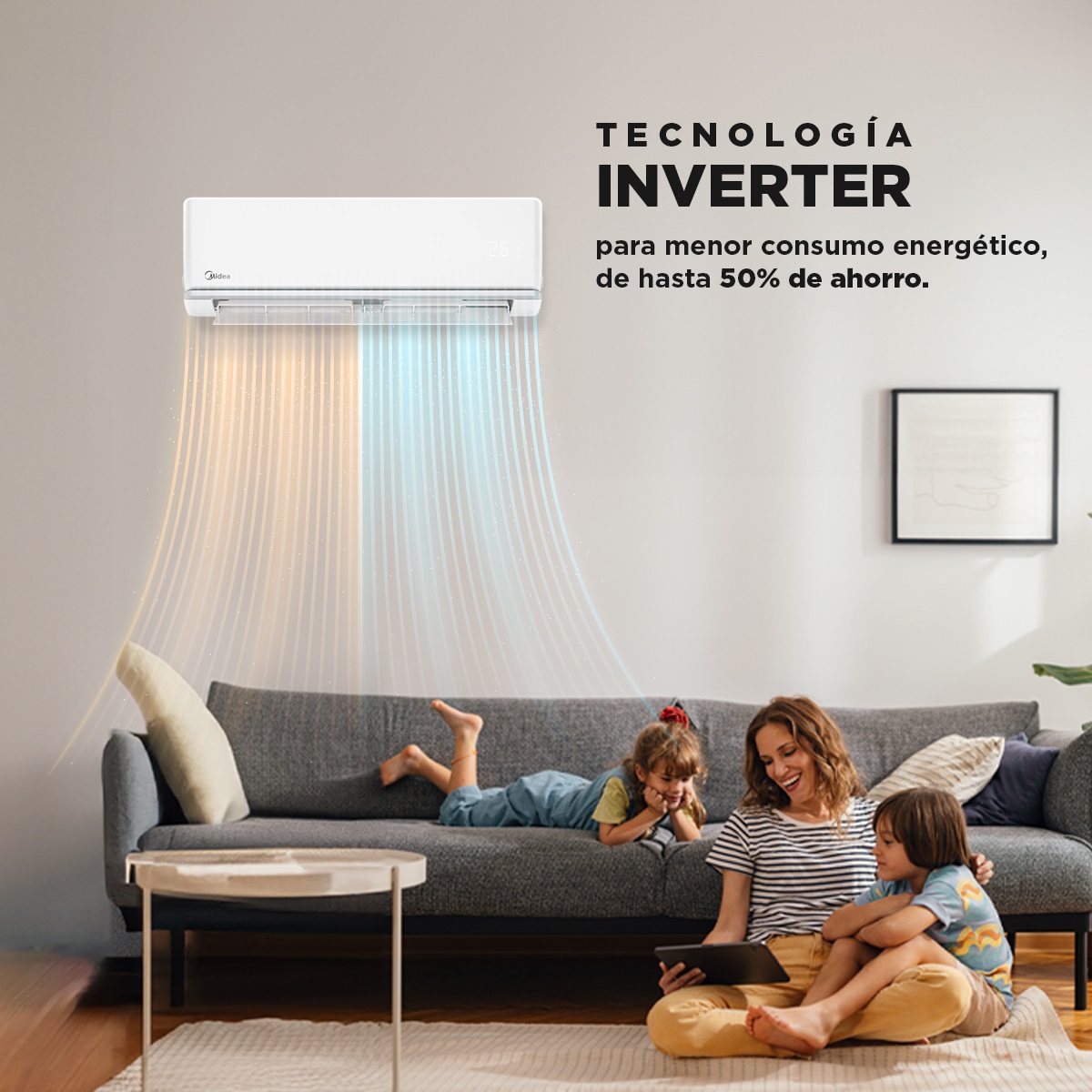 AIRE ACONDICIONADO MIDEA XTRA R32 INVERTER 12000BTU/HR - 5