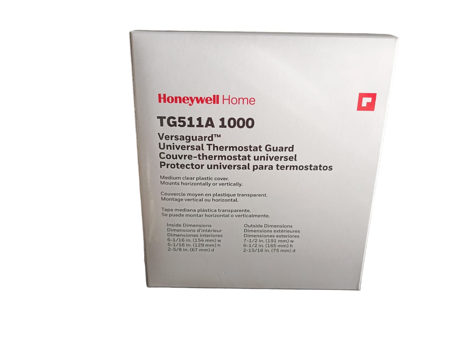 HONEYWELL CAJA CUBRE TERMOSTATO PEQUEÑO 113 X 113 X 64mm HONEYWELL