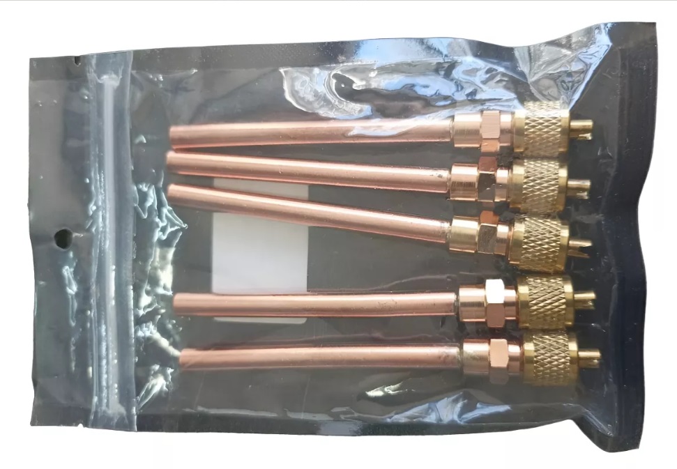 APENDICE DE CARGA - VALVULA DE CARGA 1/4 OD X 3/16 ID PACK CON 5 UNIDADES - 3