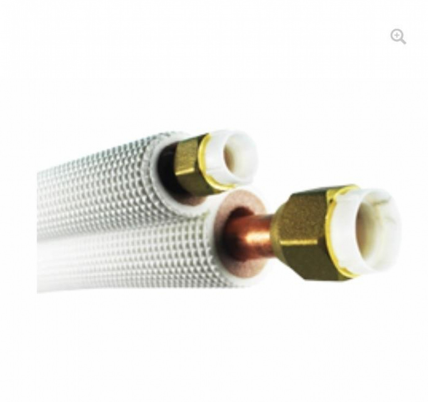 KIT DE TUBERÍAS CAÑERIAS COBRE DE 1/4'-5/8' 5 MTS CON AISLACIÓN Y TUERCAS PARA AC - 2