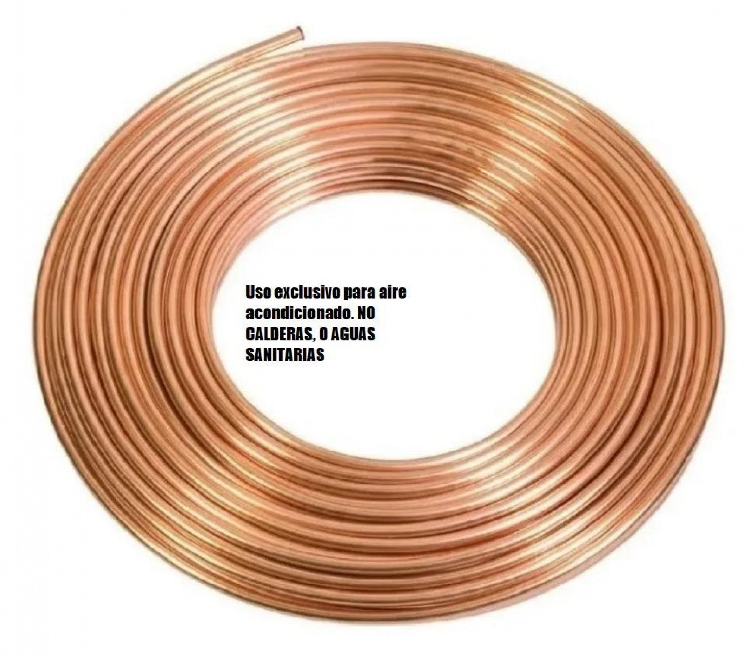 ROLLO DE COBRE DE 15 MTS. USO EXCLUSIVO PARA AIRES ACONDICIONADO Y REFRIGERACIÓN 3/8' - 2