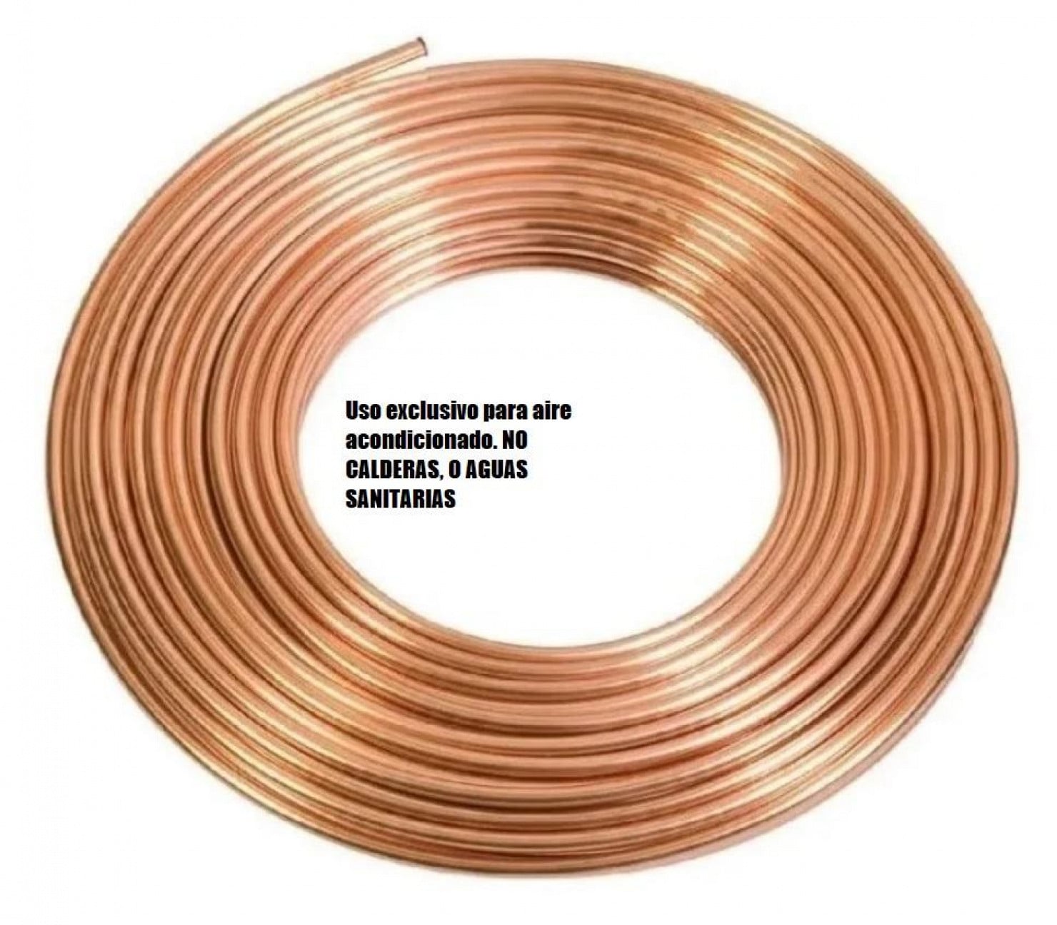 ROLLO DE COBRE DE 15 MTS. USO EXCLUSIVO AIRES ACONDICIONADO Y REFRIGERACIÓN 5/8 ' - 2