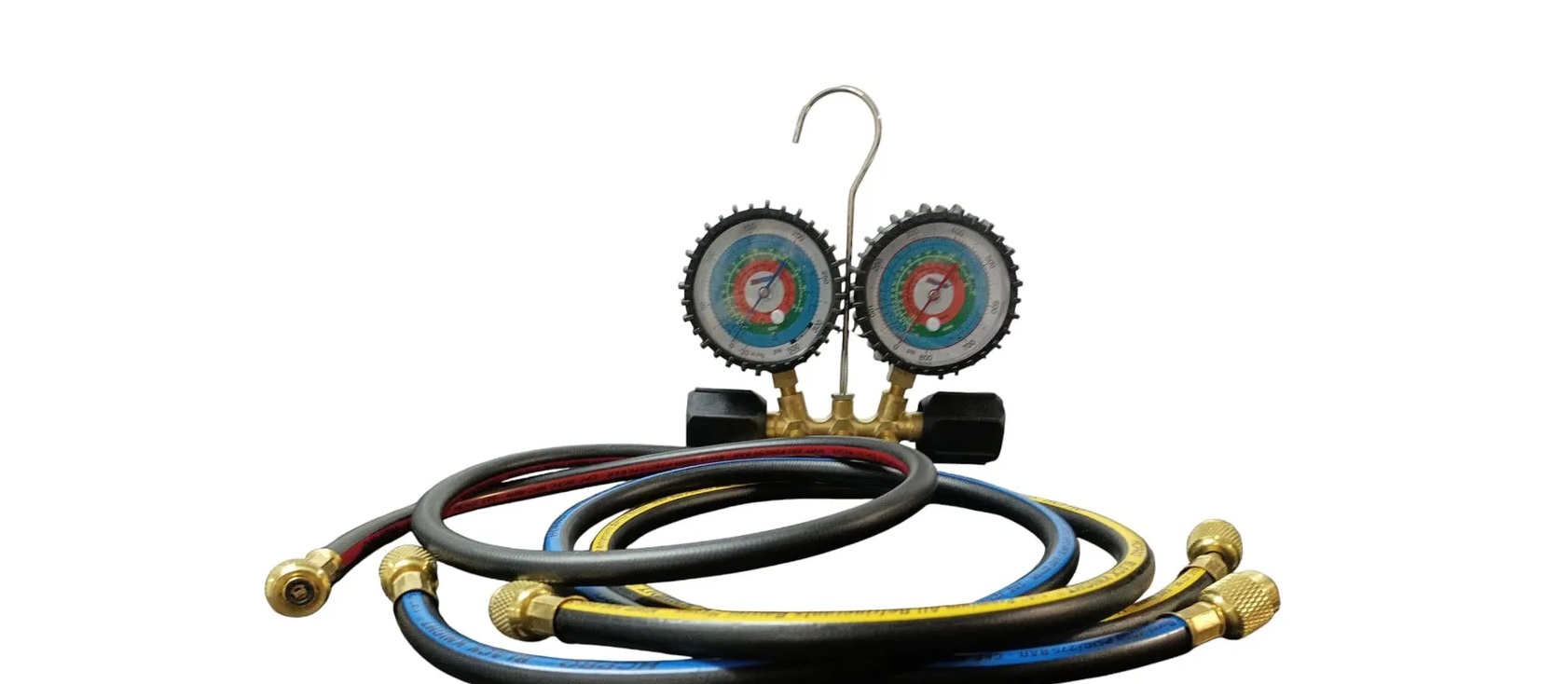 MANOMETRO R32, R290, R600A, HCPRO 80MM INCLUYE MANGUERAS - 2