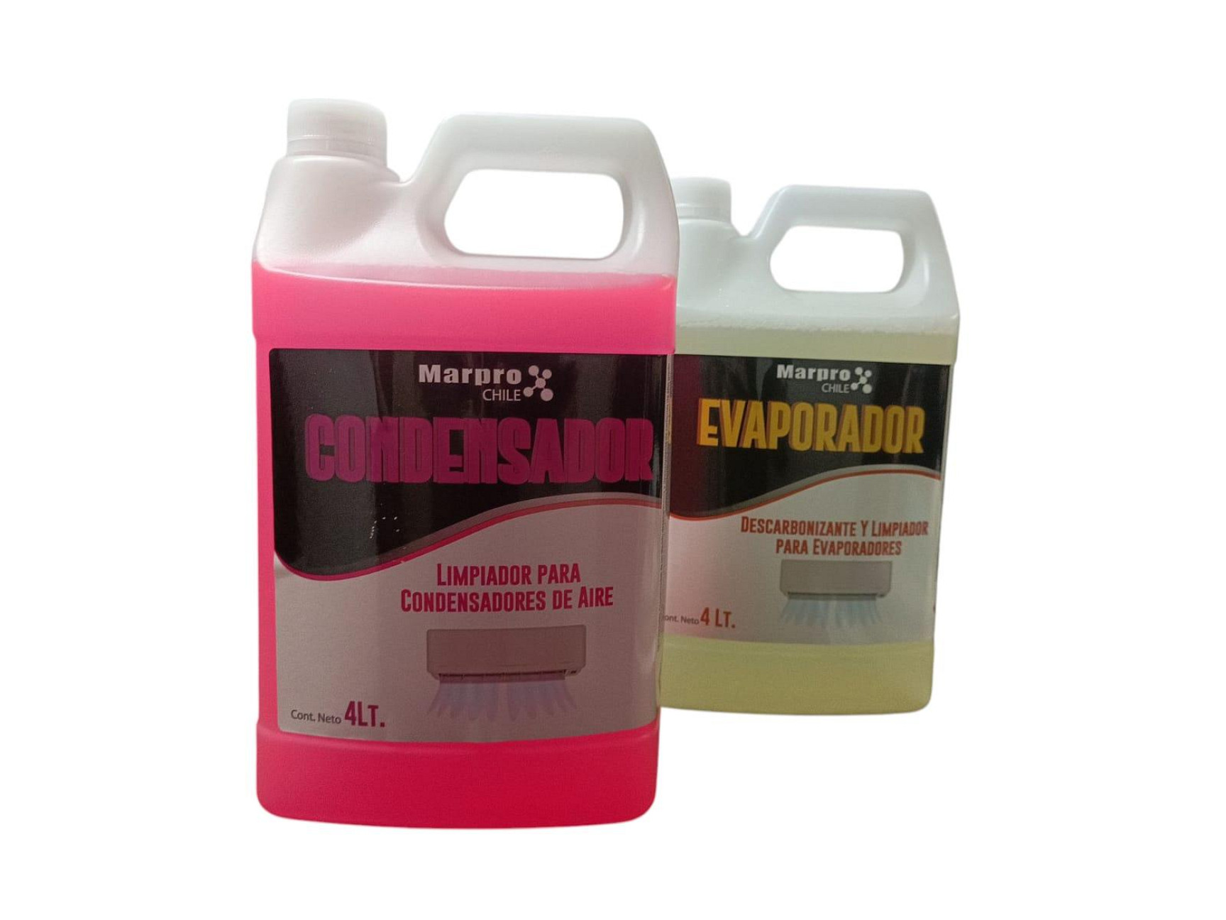 KIT DE LIQUIDOS LIMPIEZA MARPRO CONDENSADOR Y EVAPORADOR. ENV 4 LTS C/U - 1