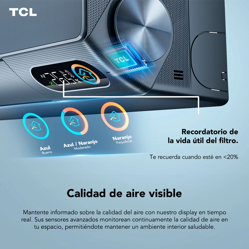 AIRE ACONDICIONADO INVERTER TCL FRESHIN 12.000 BTU WIFI - 4