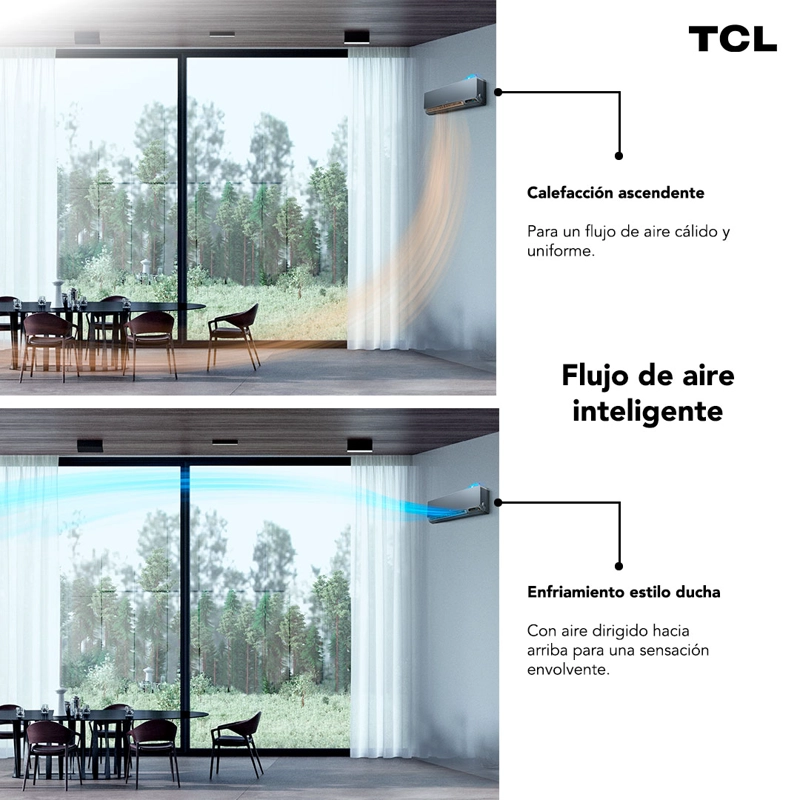 AIRE ACONDICIONADO INVERTER TCL FRESHIN 12.000 BTU WIFI - 14