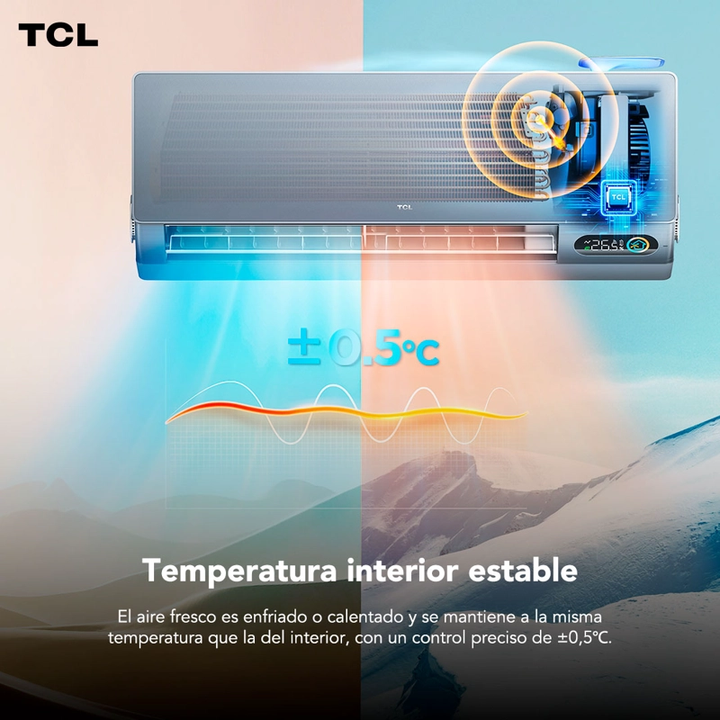 AIRE ACONDICIONADO INVERTER TCL FRESHIN 12.000 BTU WIFI - 15