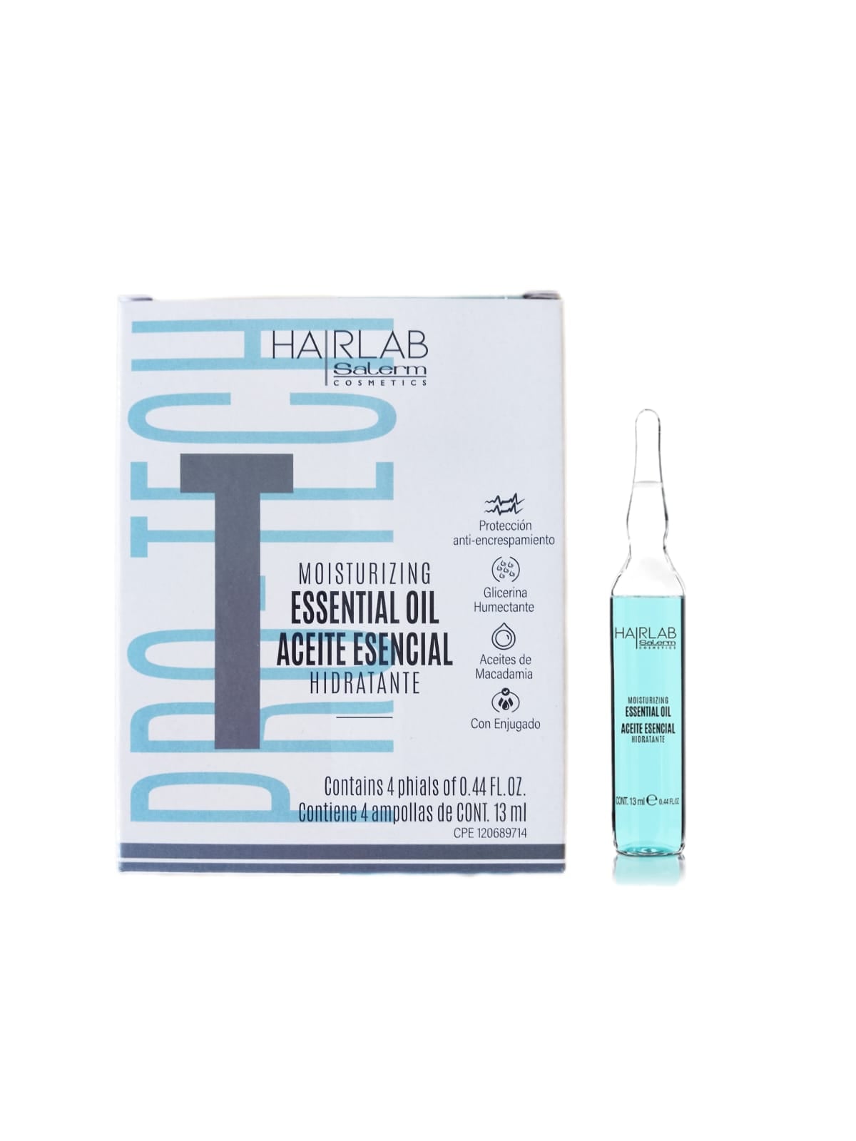 AMPOLLAS CAPILARES SALERM ACEITE ESENCIAL (4 AMPOLLAS 13 ML) - 1