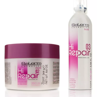 SALERM HI REPAIR MASCARILLA 250ML + FINISH PROTECTOR SOLAR - 1