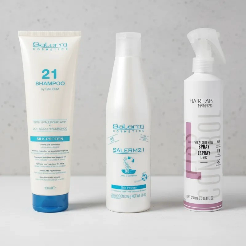 KIT SALERM CUIDADO CAPILAR SHAMPOO - CREMA 21 - PROTECTOR - 1