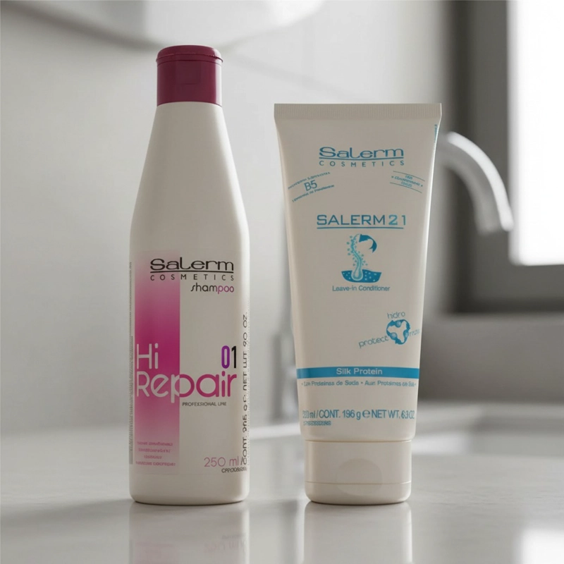SALERM SHAMPOO HI REPAIR 250ML + ACONDICIONADOR 21 200ML - 2