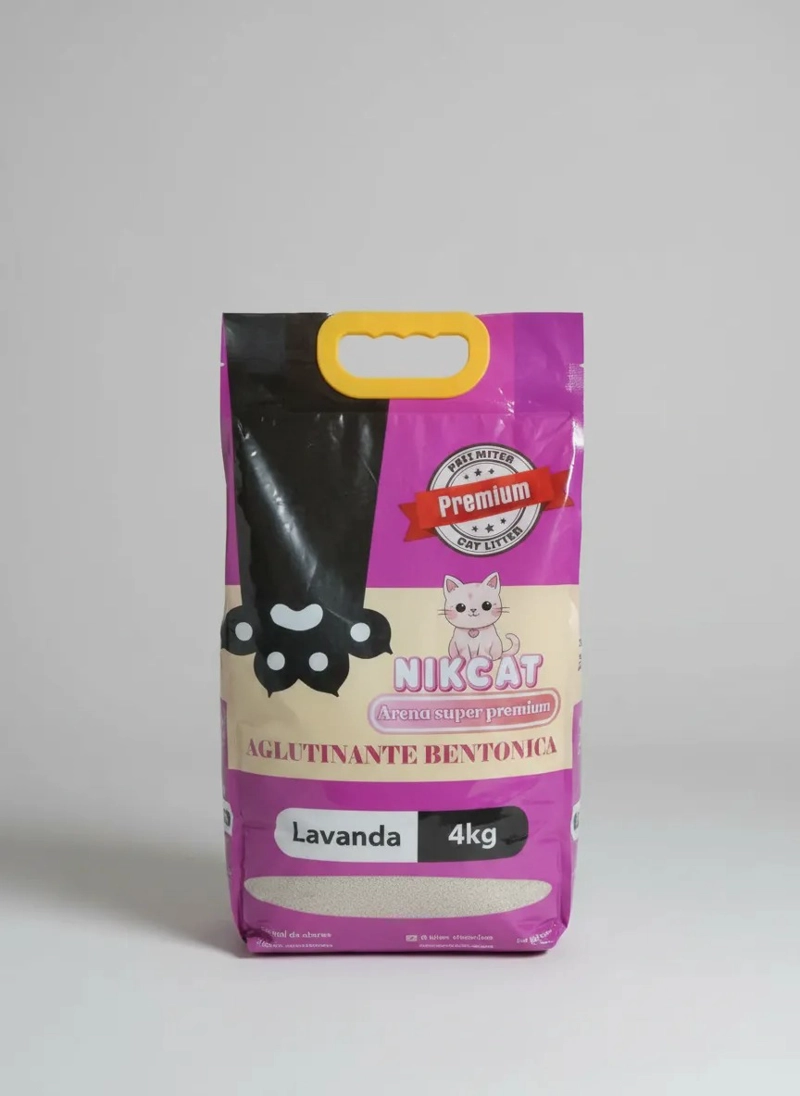 ARENA PARA GATO NIKCAT SUPER AGLUTINANTE LAVANDA 4KG - 1