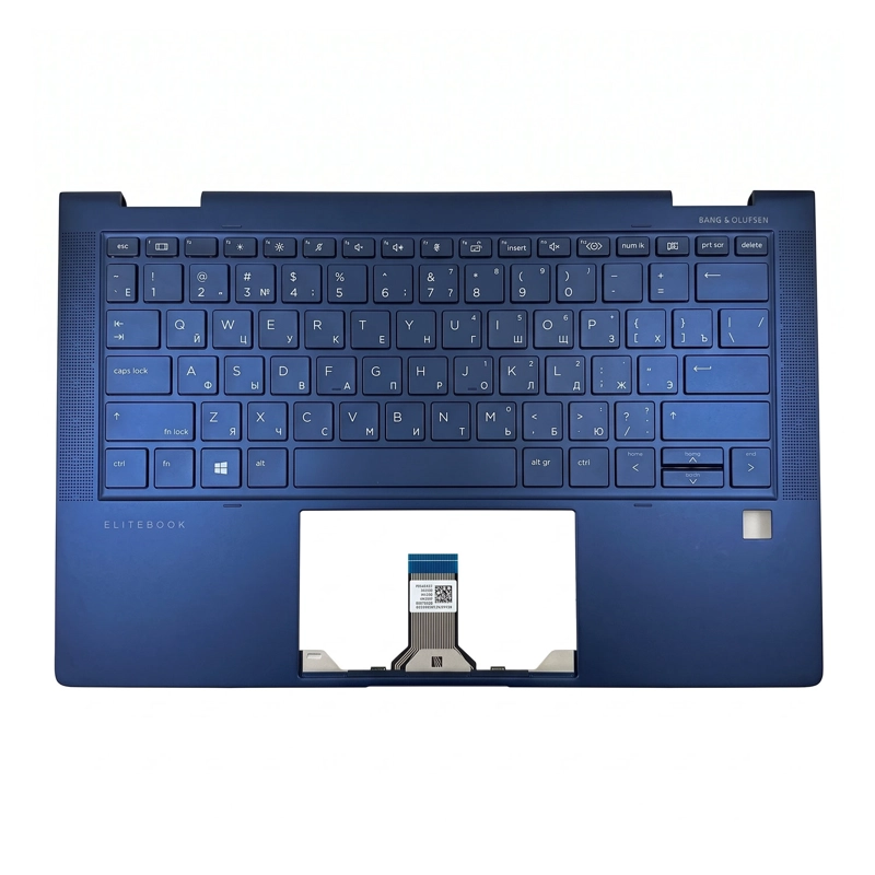 TOP COVER HP TECLADO RETROILUMINADO RUSO AZUL PARA NOTEBOOK ELITE DRAGONFLY G2 (NUEVO) - 1