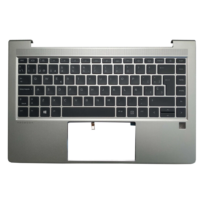 TOP COVER HP TECLADO ESPAÑOL PLATA PARA NOTEBOOK PROBOOK 440 445 G9 (NUEVO) - 1