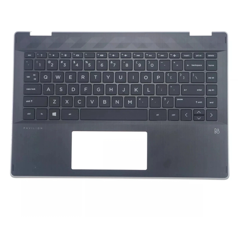 TOP COVER HP TECLADO ESPAÑOL GRIS PARA NOTEBOOK PAVILION X360 14-DH (NUEVO) - 1