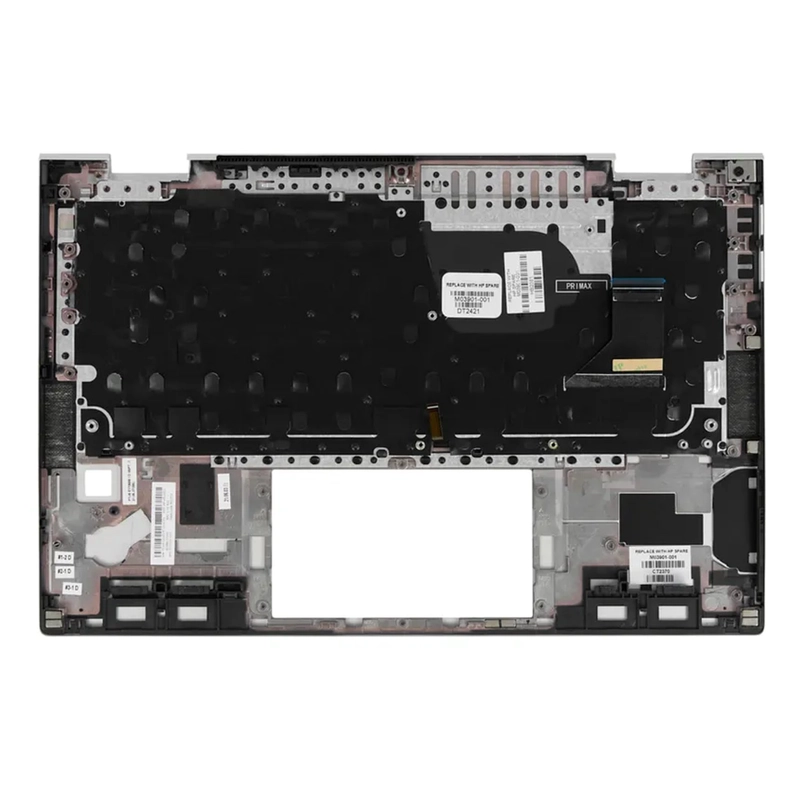 TOP COVER HP TECLADO RETROILUMINADO ESPAÑOL PLATA PARA NOTEBOOK ELITEBOOK X360 830 G7 (NUEVO) - 2