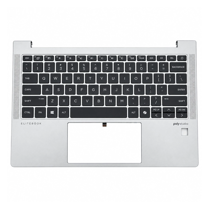 TOP COVER HP TECLADO RETROILUMINADO ESPAÑOL PLATA PARA NOTEBOOK ELITEBOOK 640 G11 (NUEVO) - 1