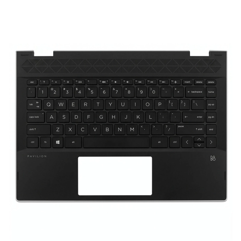 TOP COVER HP TECLADO ESPAÑOL NEGRO PARA NOTEBOOK PAVILION X360 14-CD 14M-CD 14T-CD (NUEVO) - 1