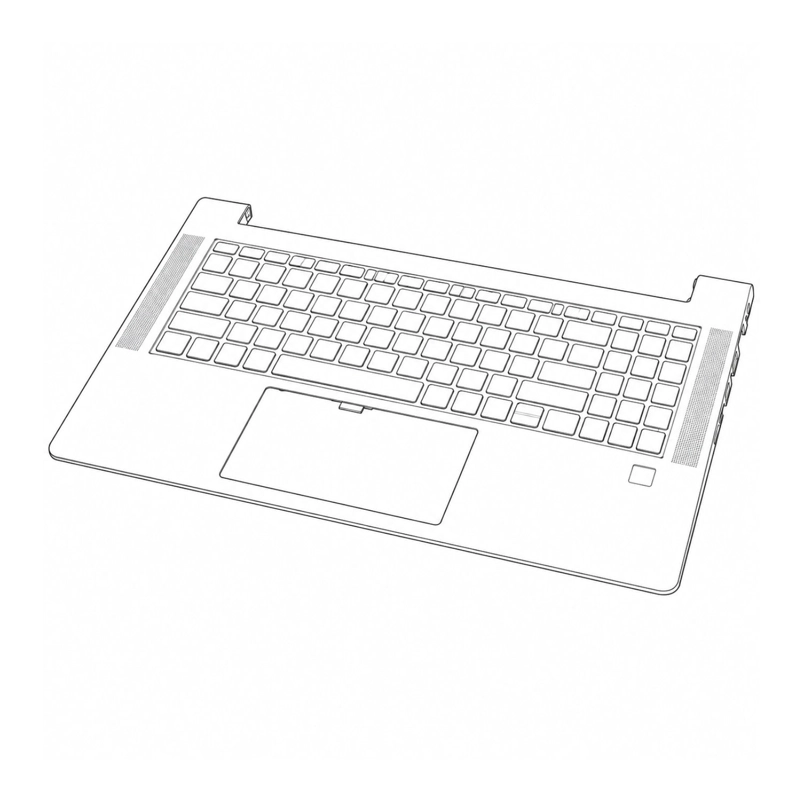 TOP COVER HP TECLADO ESPAÑOL NEGRO PARA NOTEBOOK PAVILION X360 14-CD 14M-CD 14T-CD (NUEVO) - 3