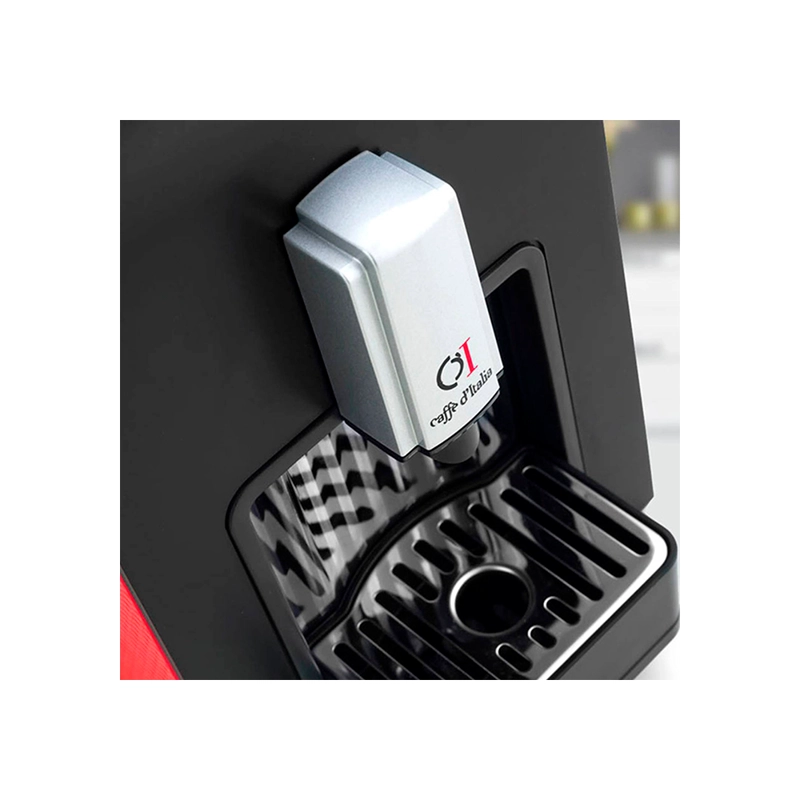 CAFETERA CAFFE D ITALIA CHIKKO ROJA + 25 CÁPSULAS - 3