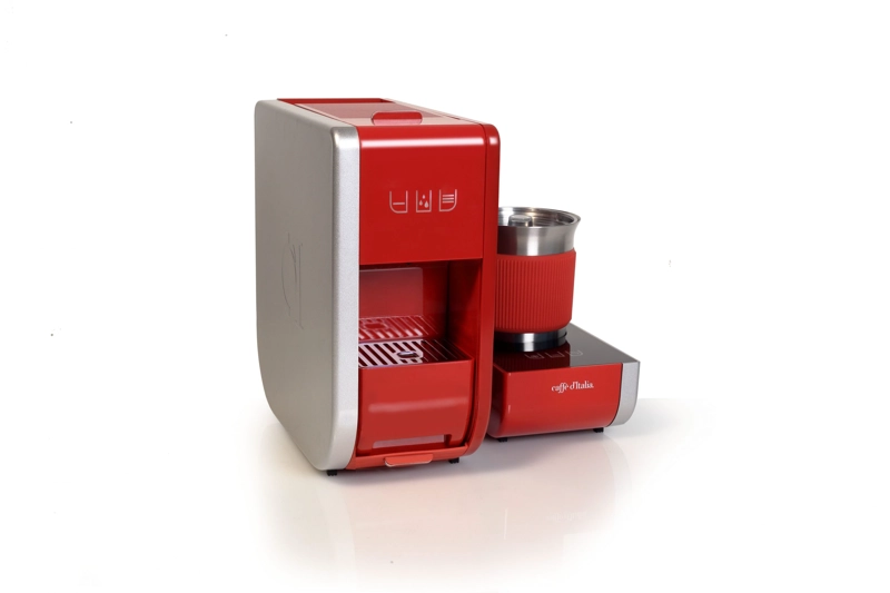 CAFETERA CAFFE D ITALIA & BATIDORA MAGICA MAGO ROJA + 25 CÁPSULAS - 3