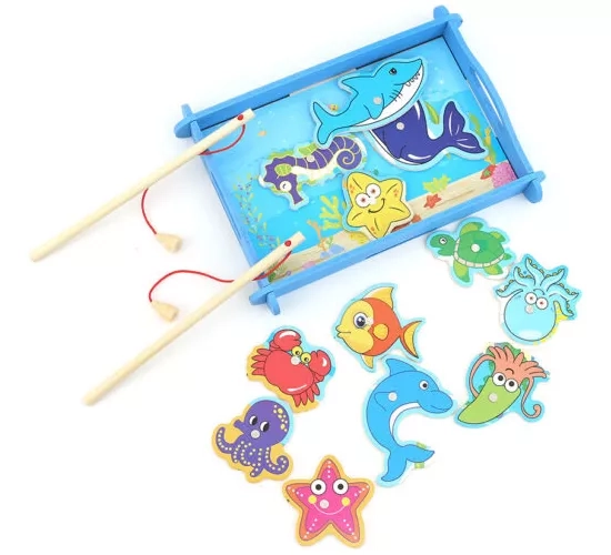 JUGUETE PESCA MILAGROSA - JUEGO DE MADERA MONTESORI - 1