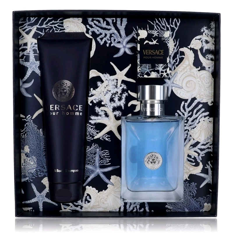 SET VERSACE POUR HOMME EDT 3 PIEZAS 100 ML+ 5ML+150ML - 1
