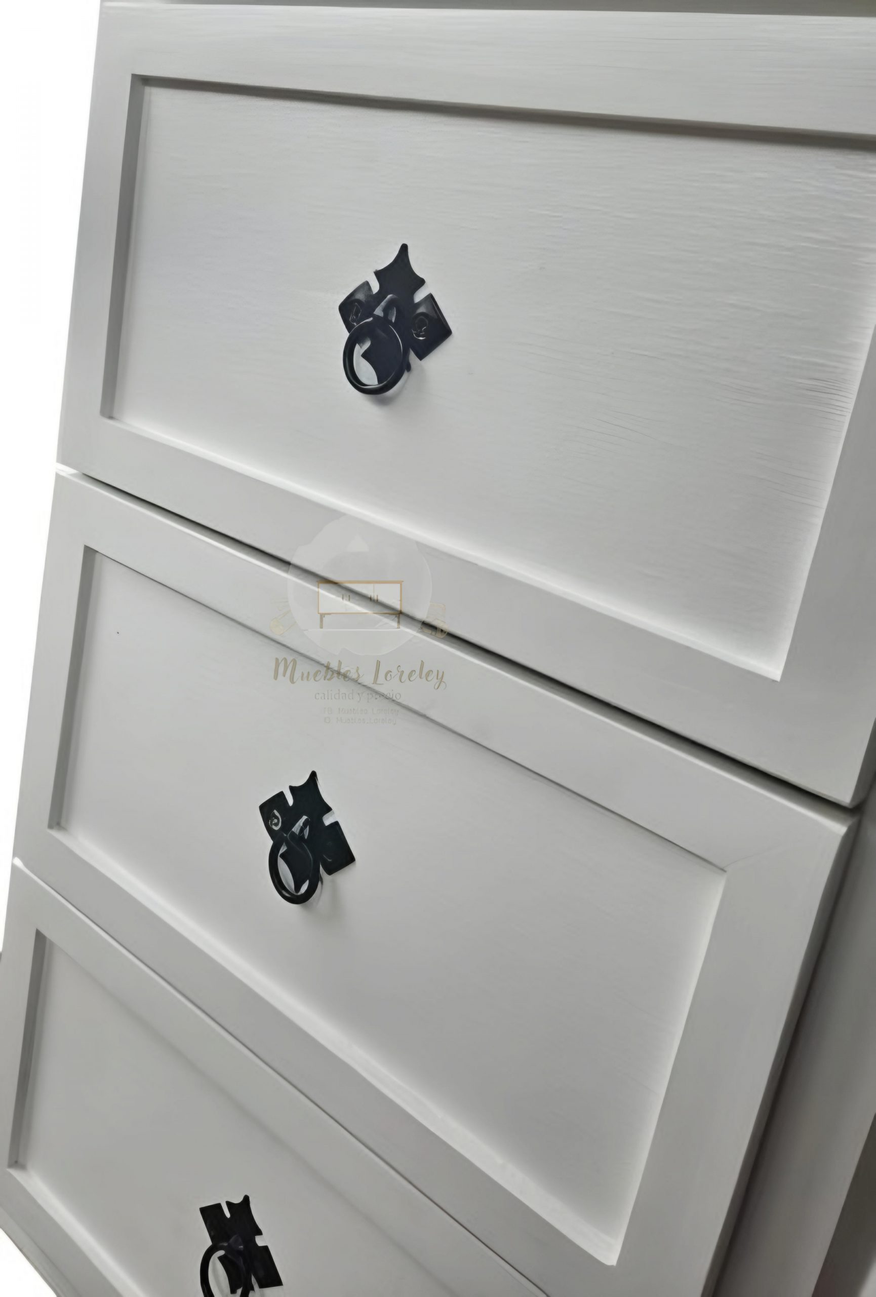 CLÓSET MUEBLES LORELEY MADERA PINO BLANCO 1 CUERPO - 8