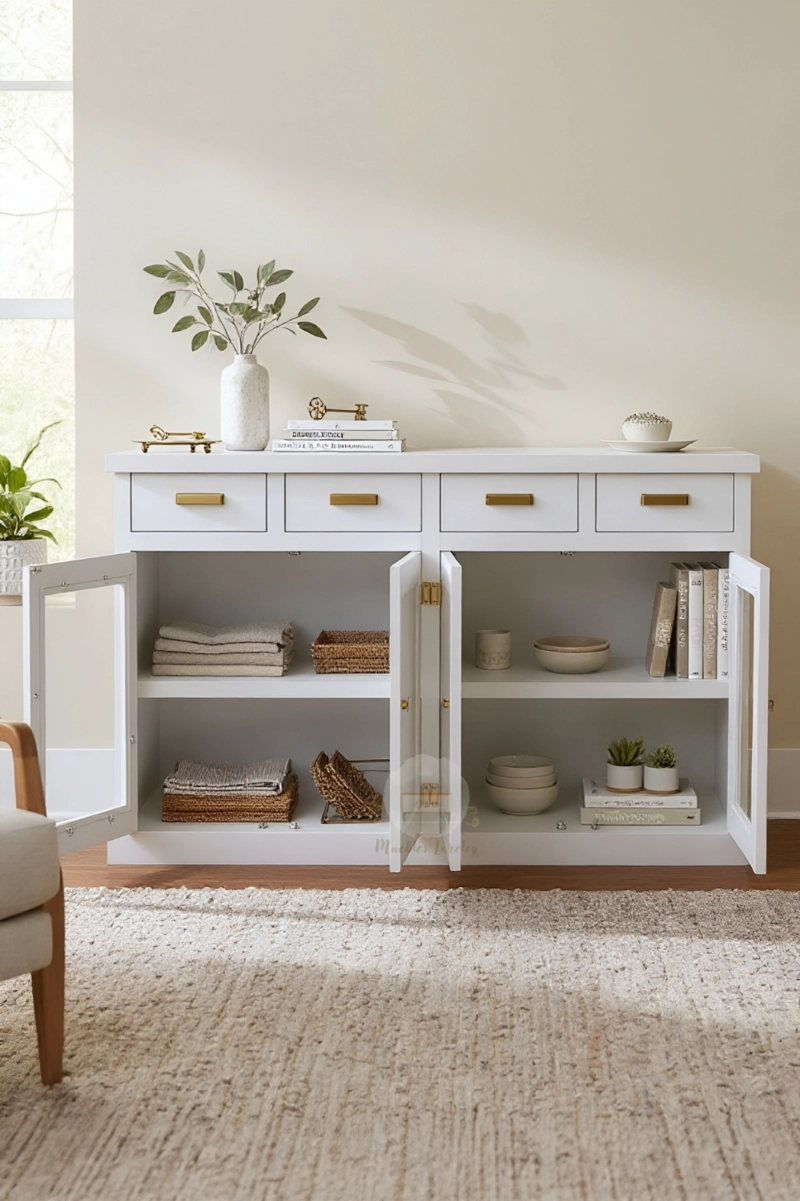 BUFFET DE MADERA 150 CM - MUEBLES LORELEY - 6