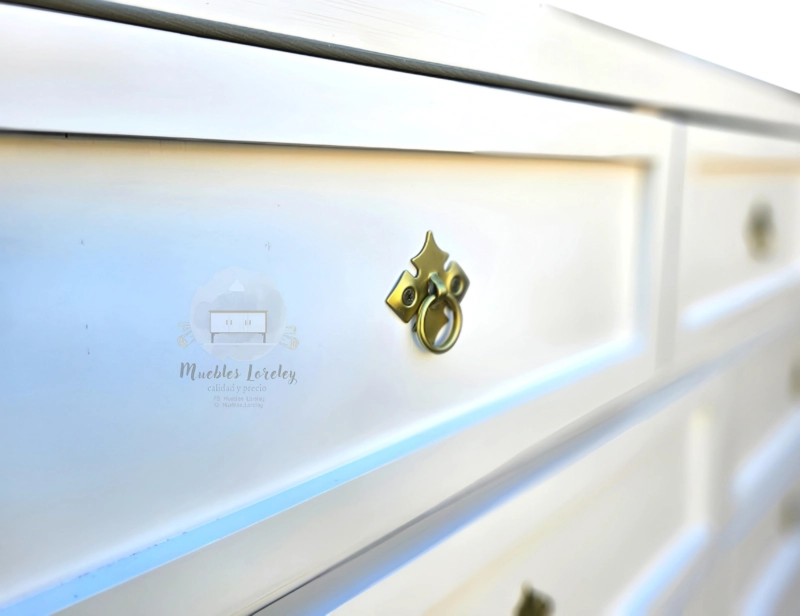 CÓMODA MUEBLES LORELEY MADERA 13 CAJONES GRAN 2 M - 6