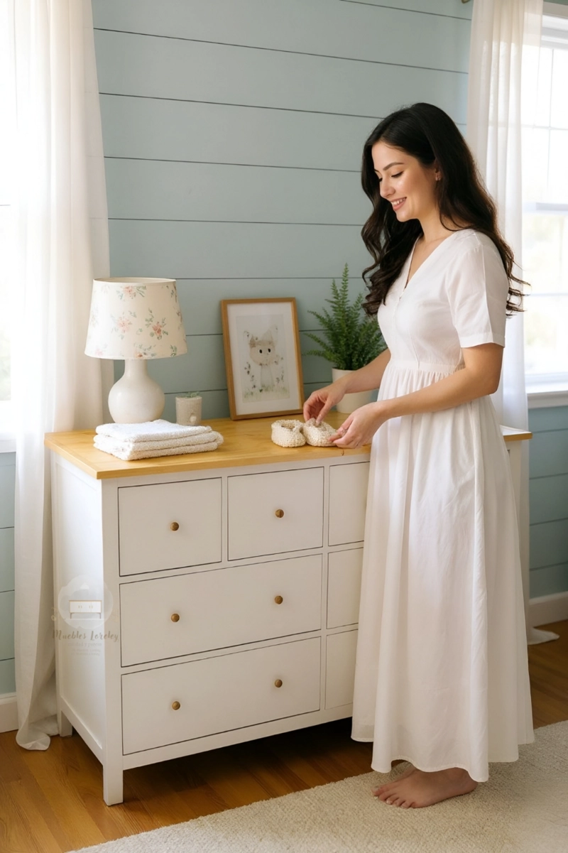 COMODA 'NÖRKA' DE MADERA - MUEBLES LORELEY - 5