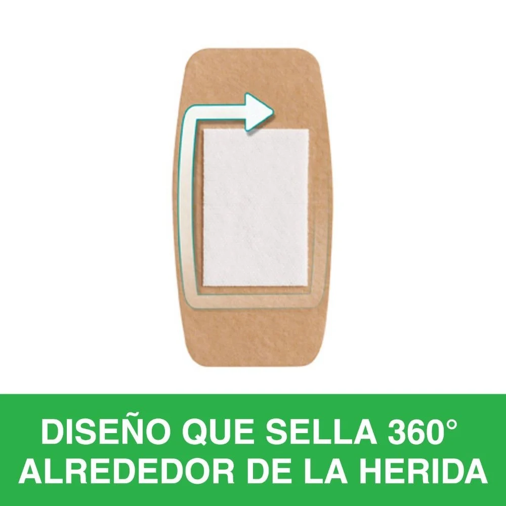 BANDITAS ULTRA FLEXIBLE NEXCARE COMFORTABLES TAMAÑO ÜNICO 22MM X 57MM 10 UNIDADES - 2