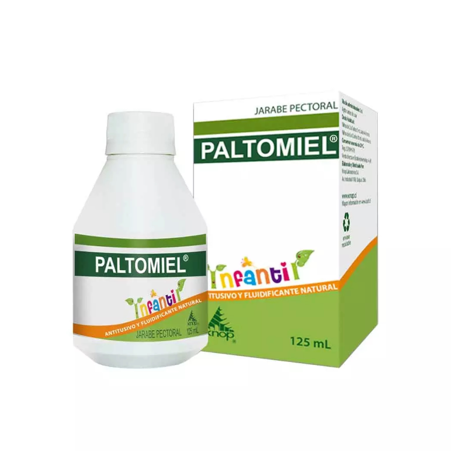 PALTOMIEL PEDIATRICO EUCALIPTO 4% JARABE 125 ML KNOP - 1