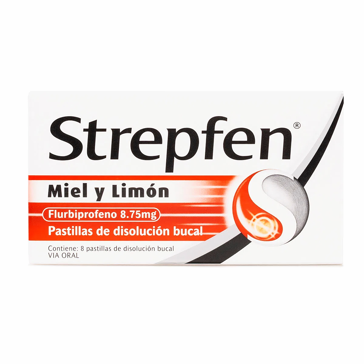 ANTIINFLAMATORIO RECKITT BENCKISER STREPFEN MIEL LIMON ALIVIA EL DOLOR GARGANTA PASTILLAS 8 UN - 1