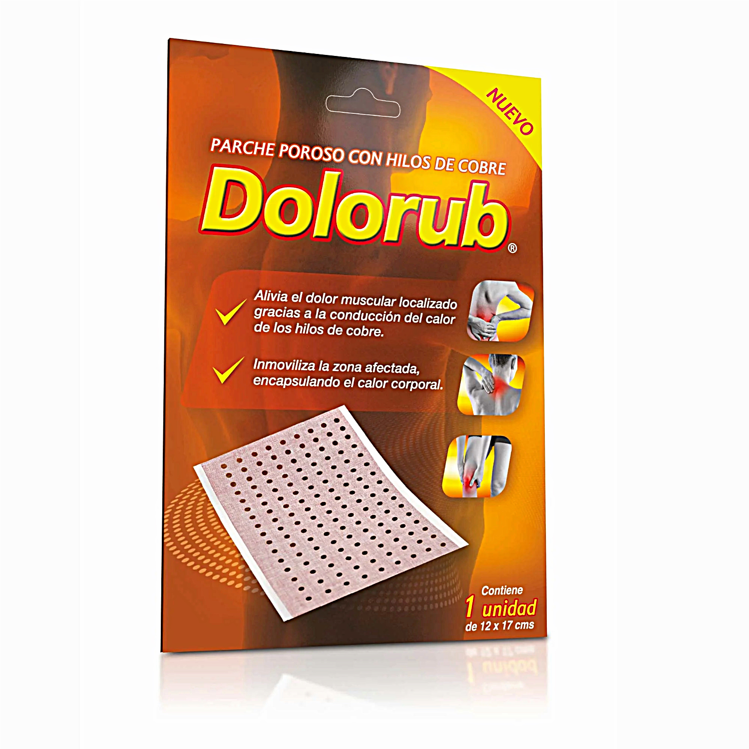 PARCHE DOLORUB CON HILOS DE COBRE DOLOR MUSCULAR-CIÁTICA - 1