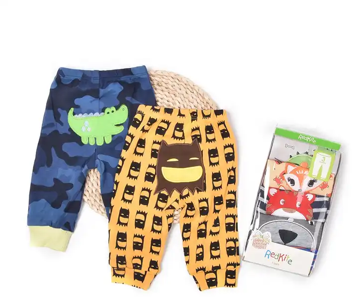 PACK X5 PANTALÓN LARGO ALGODÓN NIÑO CALZAS BEBÉ MODELOS SURTIDOS VARIADOS - 2