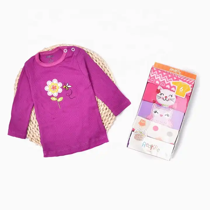 SET DE 5 POLERAS MANGA LARGA NIÑA ALGODÓN. MODELOS SURTIDOS - 3